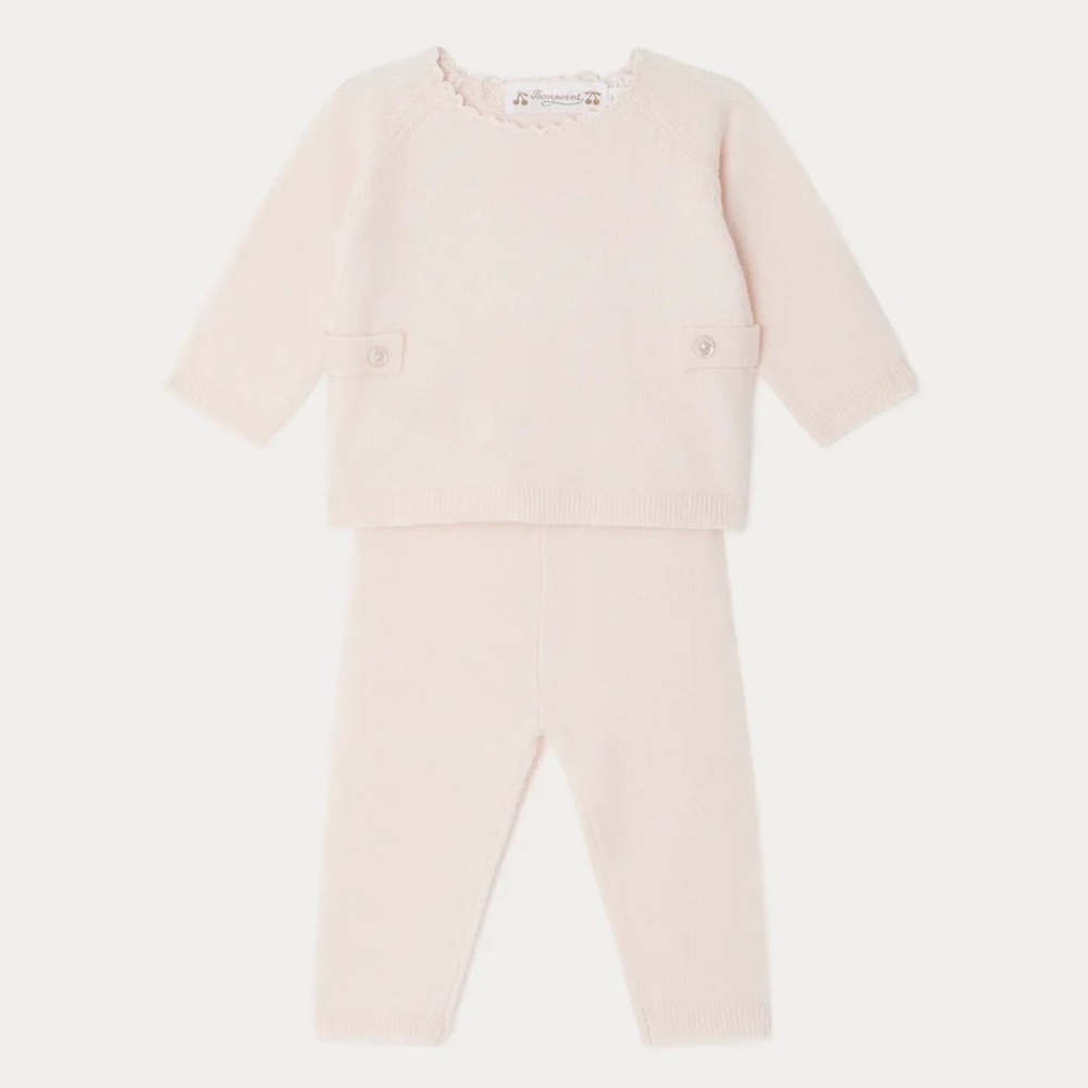 6 months Bonpoint Pink Bamba Set - Excellent Condition